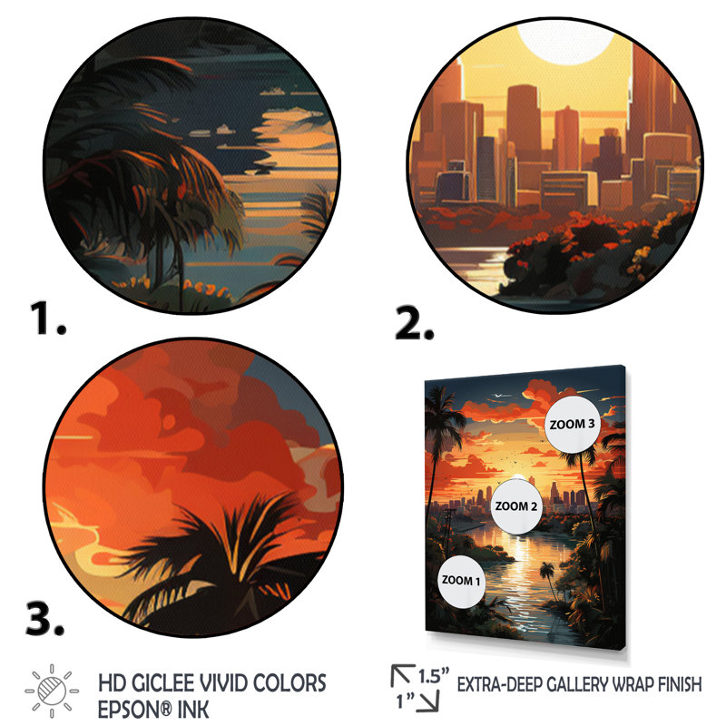 Cityscapes Wall Art Living Room, Encadrement doré, H 32 po x l 16 po x P 1 po
