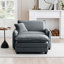 Canapé profond avec repose-pieds et coussin-540785694