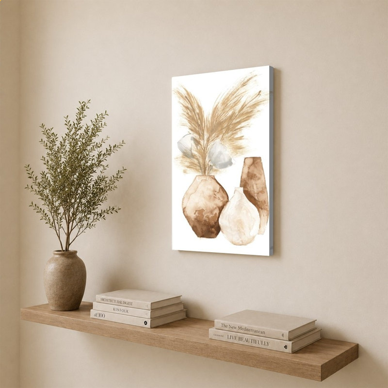«Vase Gray Pods» par Chris Paschke - Impression sur toile, H 30 po x l 20 po, Wrapped Canvas, Ne s’applique pas