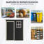 Remise de rangement extérieure en plastique 5 pi x 3 pi avec plancher