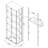 White 4-Shelf Curio Cabinet