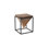 Inverted Pyramid Side Table, Natural