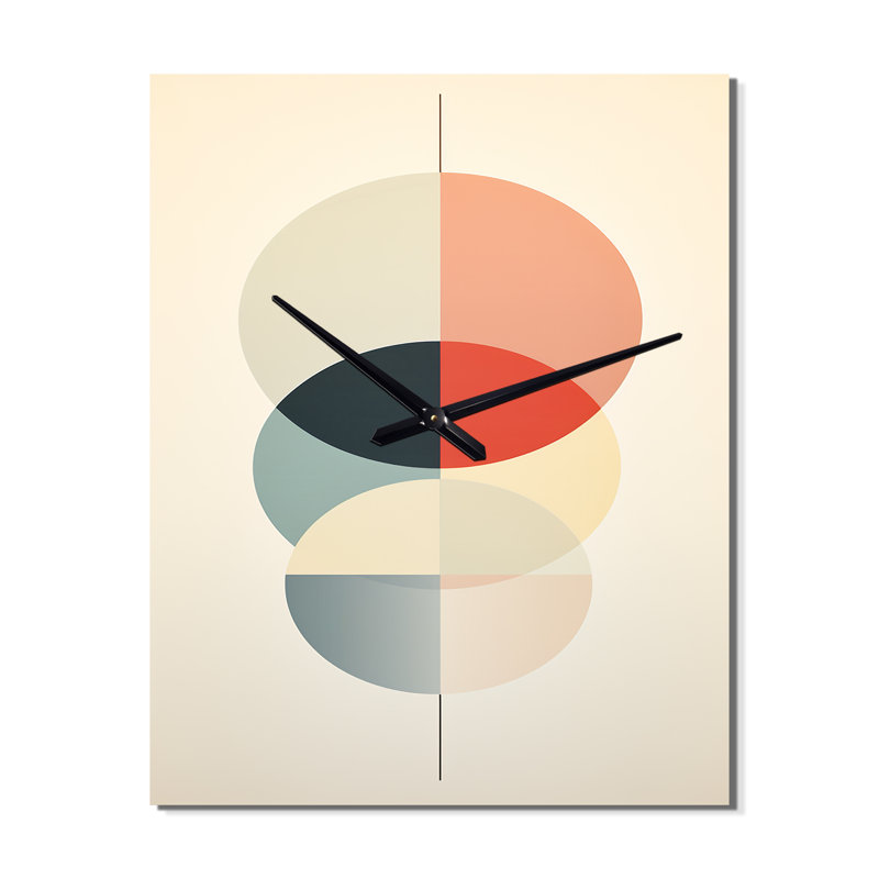 Dimensions de l'équilibre géométrique abstrait I - Très grandes horloges murales géométriques modernes
