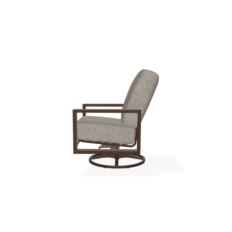 Larssen Outdoor Lounge Chair, Cast Ash Sunbrella® Plainweave, Kona