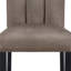 Ensemble de 2 chaises à hauteur de comptoir entièrement rembourrées en microfibre et capitonnée