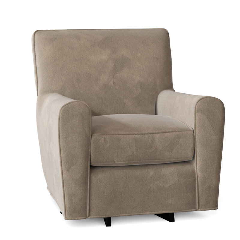 Fauteuil pivotant large de 32 po Venus, Oui, Velours performance brun clair tweeter 7