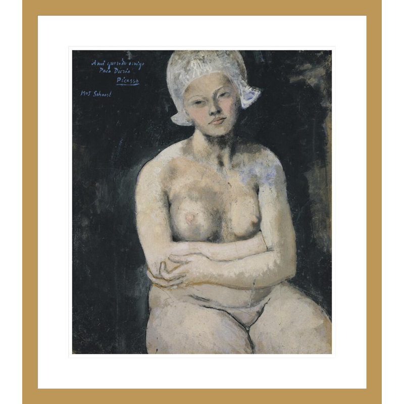 La Belle Hollandaise par Pablo Picasso, impression giclée sur cadre, H 26,39 po x l 23,5 po