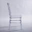 Chaise de mariage, chaise de salle à manger, ensemble de 4, siège en plastique