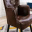 Chaise avec accoudoirs en cuir Schum-730014974