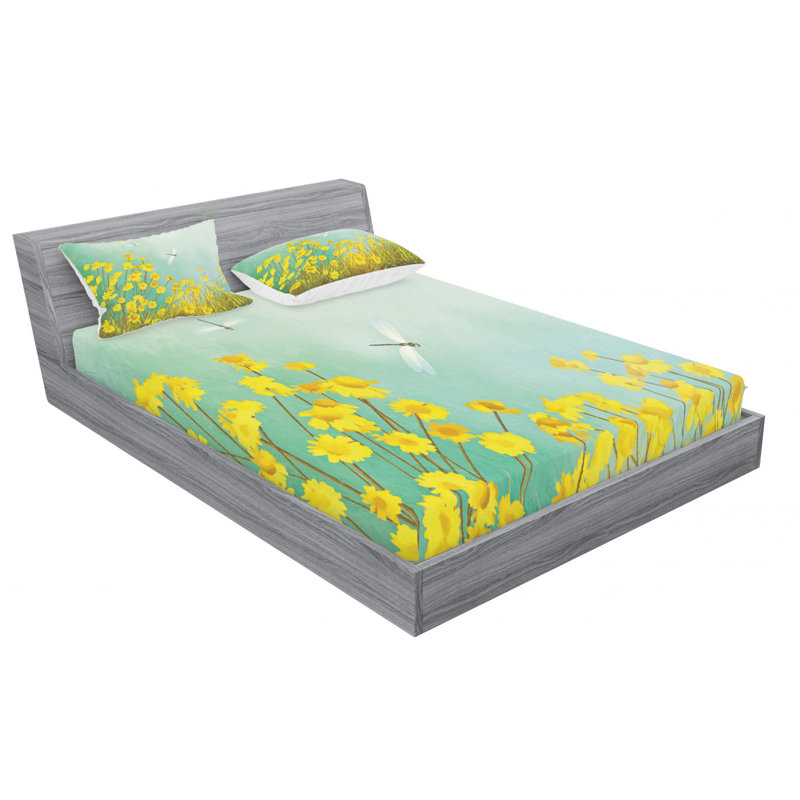 Microfiber Sheet Set, Full Sheet Set with Fitted Sheet