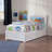 Huntsville Solid Wood Platform Bed with Panel Footboard and Storage Drawers-804708578-804708603