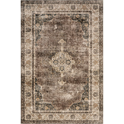 Guendi Vintage Machine Washable Area Rug