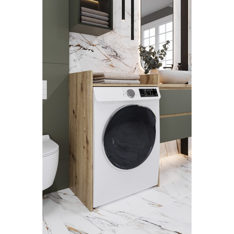 Freestanding Bathroom Shelves, Artisan Oak