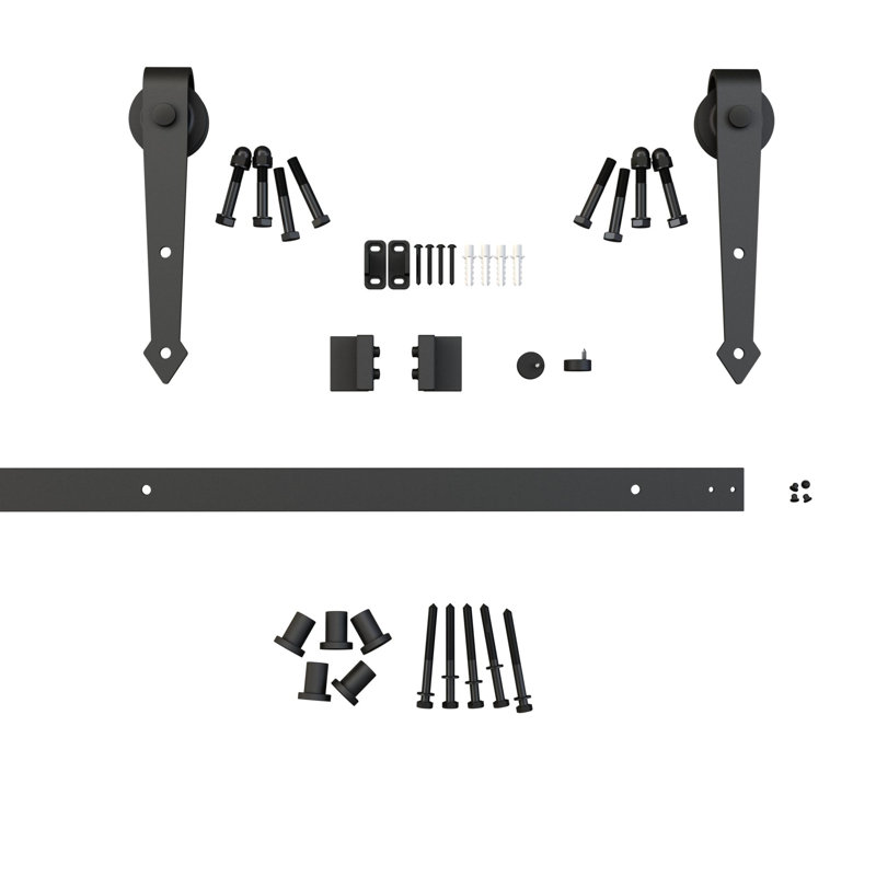 Arrow Standard Single Barn Door Hardware Kit