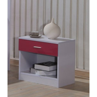 Dampier 46cm W Manufactured Wood Bedside Table