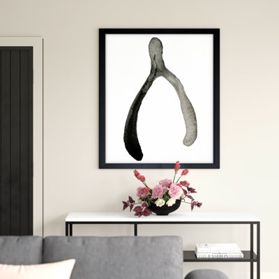 «Wishbone Ink» par Oliver Gal, reproduction d'art sur papier encadrée