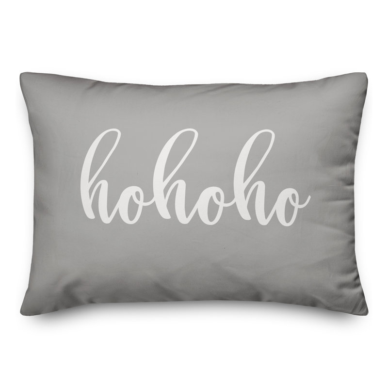 Reversible Throw Pillow, Gray