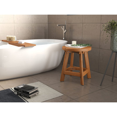 Arrian Solid Wood Accent Stool