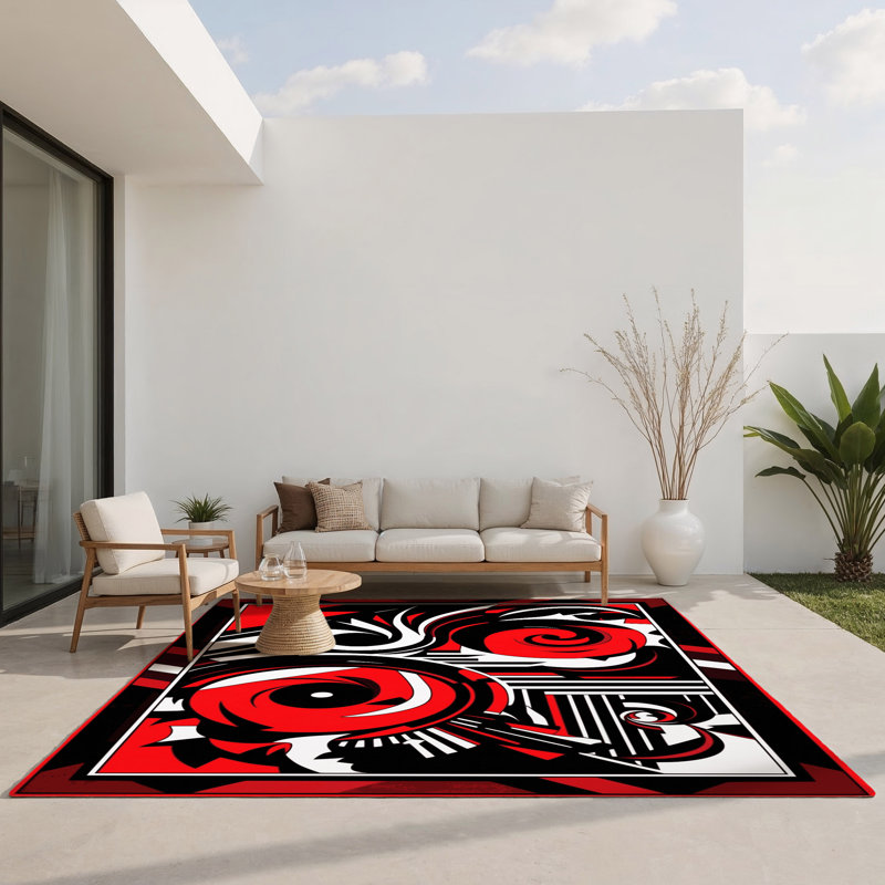 Tapis intérieur et extérieur Velvet Void, Rectangle 4pi x 6 pi