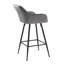 Lithopolis Upholstered Counter Stool with Metal Frame-973420141-1013520008