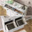 Double Tilt Laundry Basket Cabinet