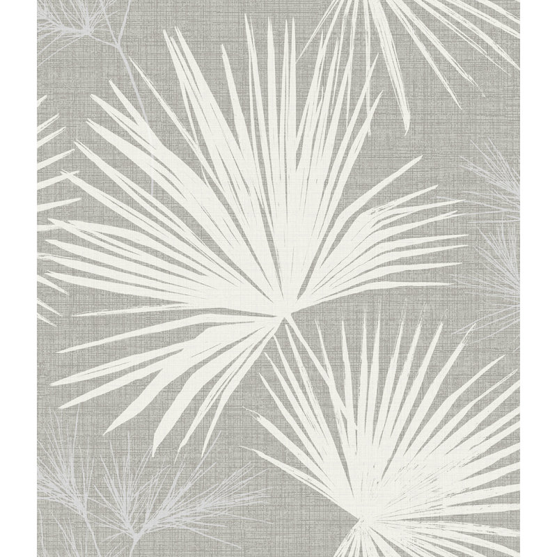Papier peint Hatteras Palms, Gris