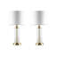 Ensemble de 2 lampes de table en verre Clarity