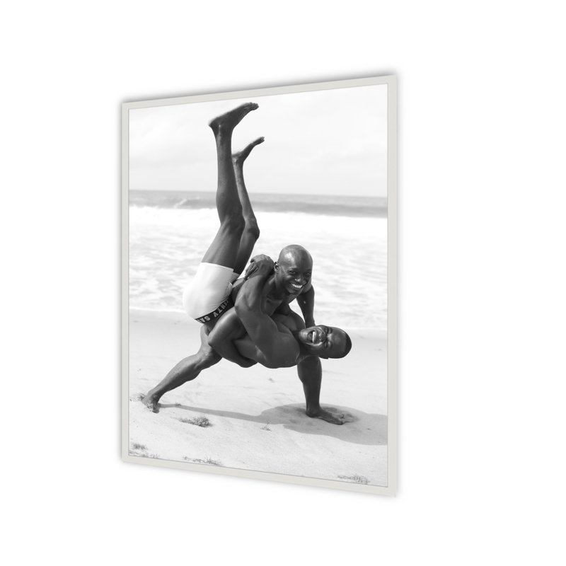 Good Black Art "Larking II" by Stéphane Gaboué | Limited-Edition Framed Wall Art | Solid Wood Print, Ready-to-Hang, Silver