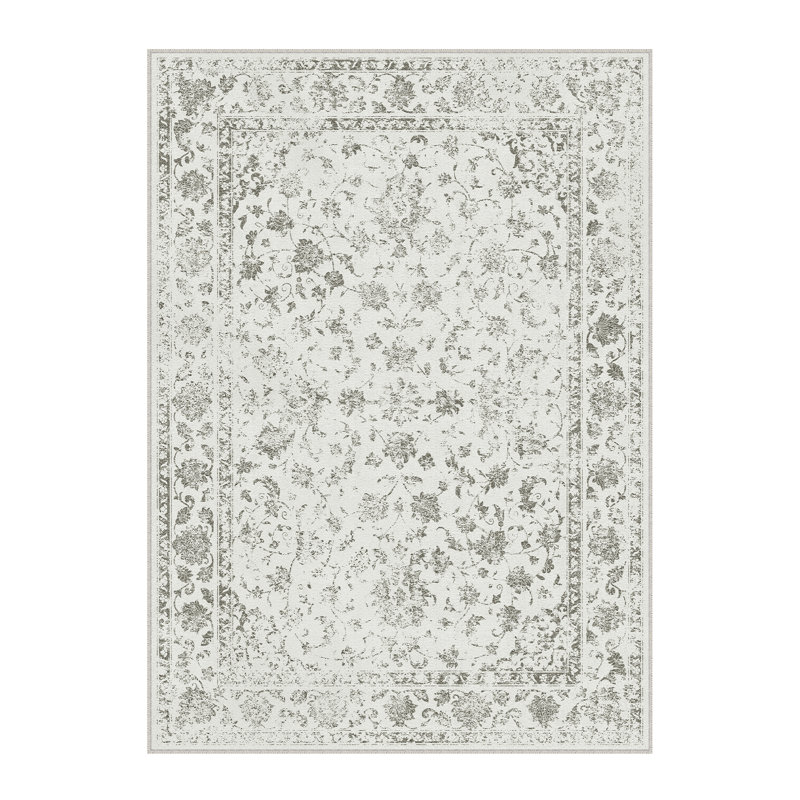 Tapis gris Aria, Rectangulaire 8 pi x 10 pi