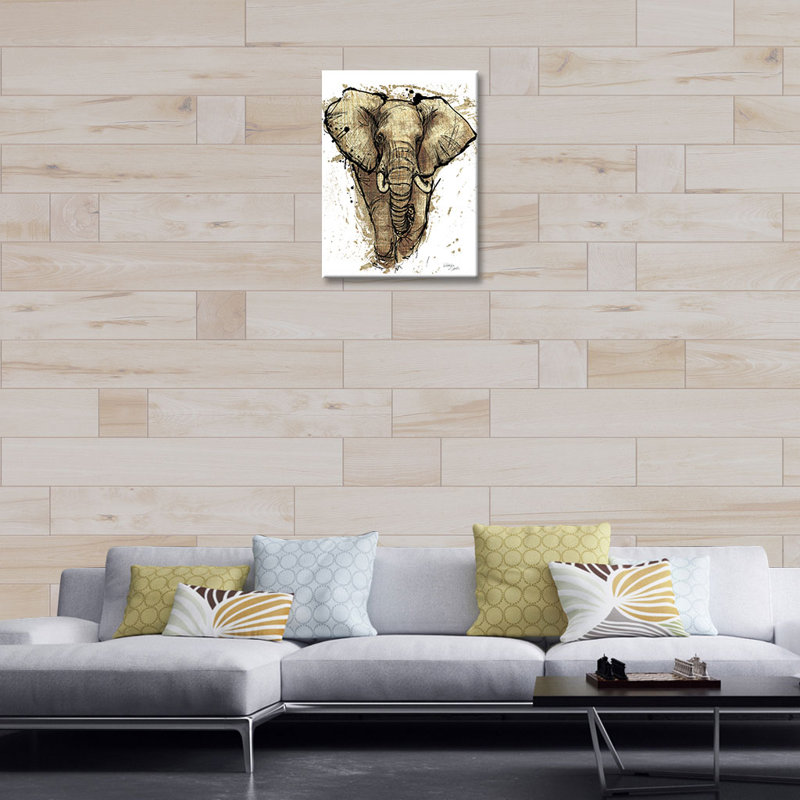 « gold africa i on white crop », reproduction sur toile, H 10 po x l 8 po x P 2 po, Toile tendue