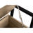 Modern Hallway Storage Bench, 42 Inches, Dark Taupe, Metal Construction 42" X 16", Taupe Finish, Black Frame, Included