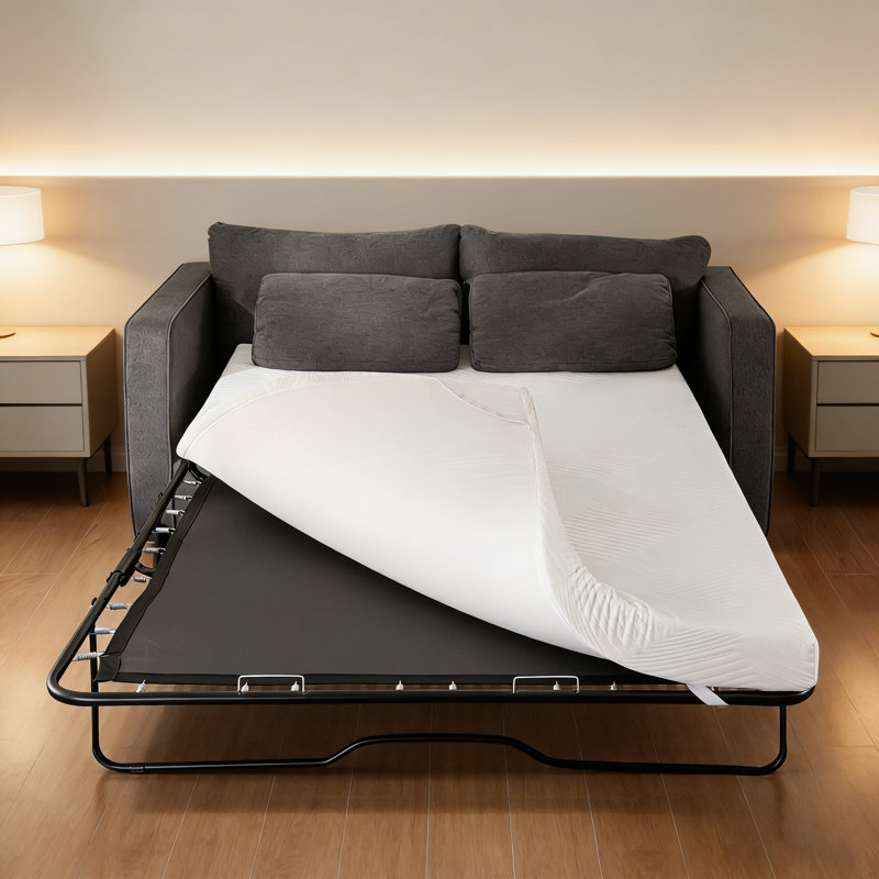 Surmatelas en mousse viscoélastique gélifiée 4 po, Grand lit