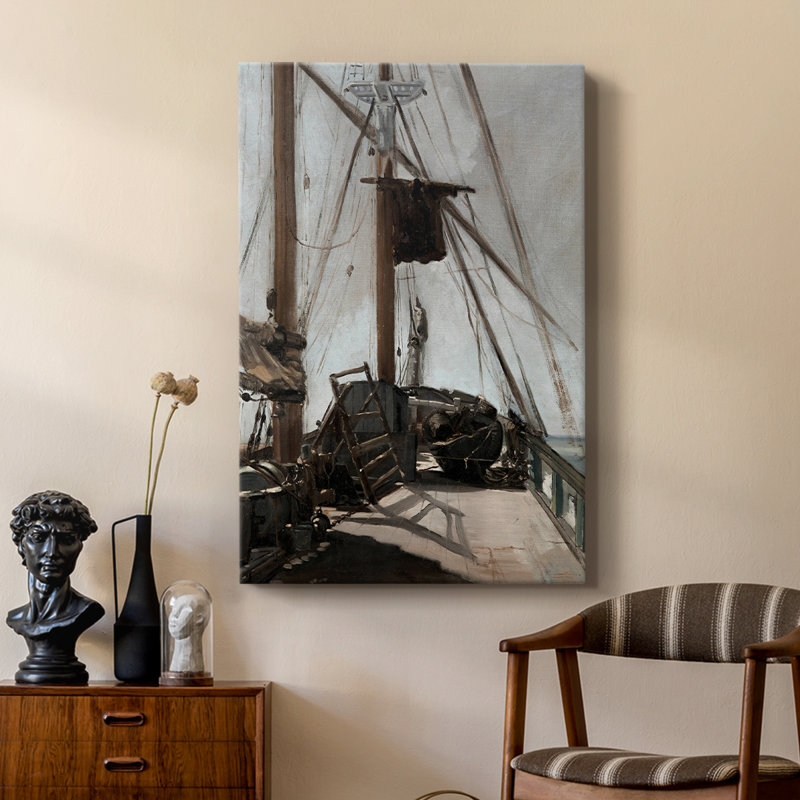 Impression nautique rétro XXXIX - galerie Cavas sur mesure, H 27 po x l 18 po