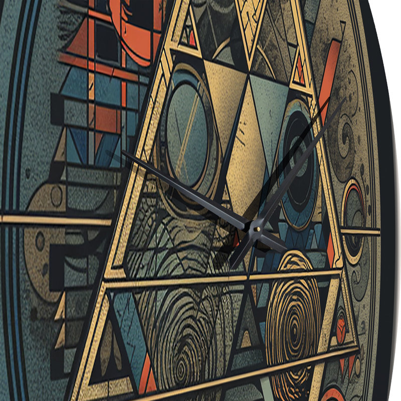 Horloge murale en métal, Grand