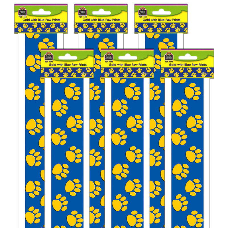 Bordure à empreintes de pattes