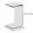 Acrylic C-Shape Side End Table, Clear Multipurpose Laptop Stand & Nightstand For Bed, Sofa, Living Room, Patio-449312839