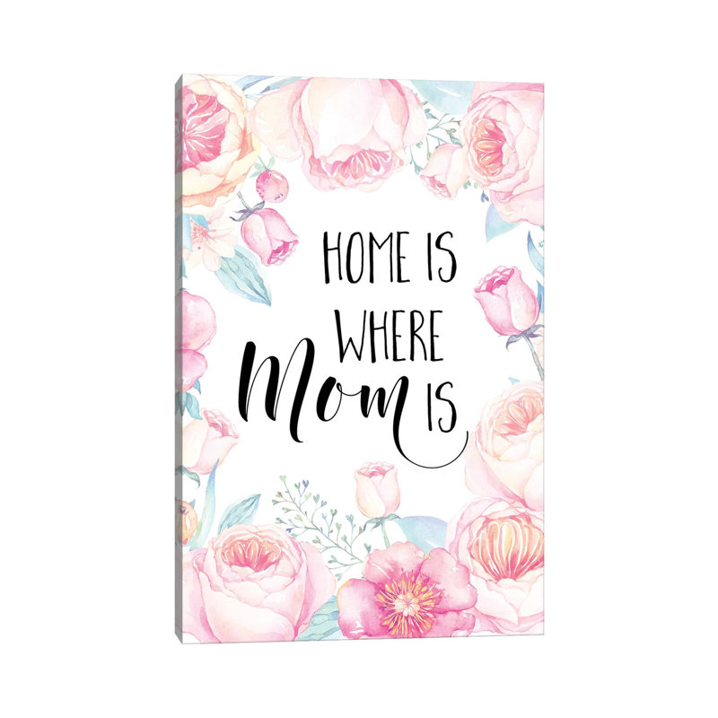 Home Is Where Mom Is - Painting on Canvas, 66.04cm H x 45.72cm W x 1.91cm D, Wrapped Canvas