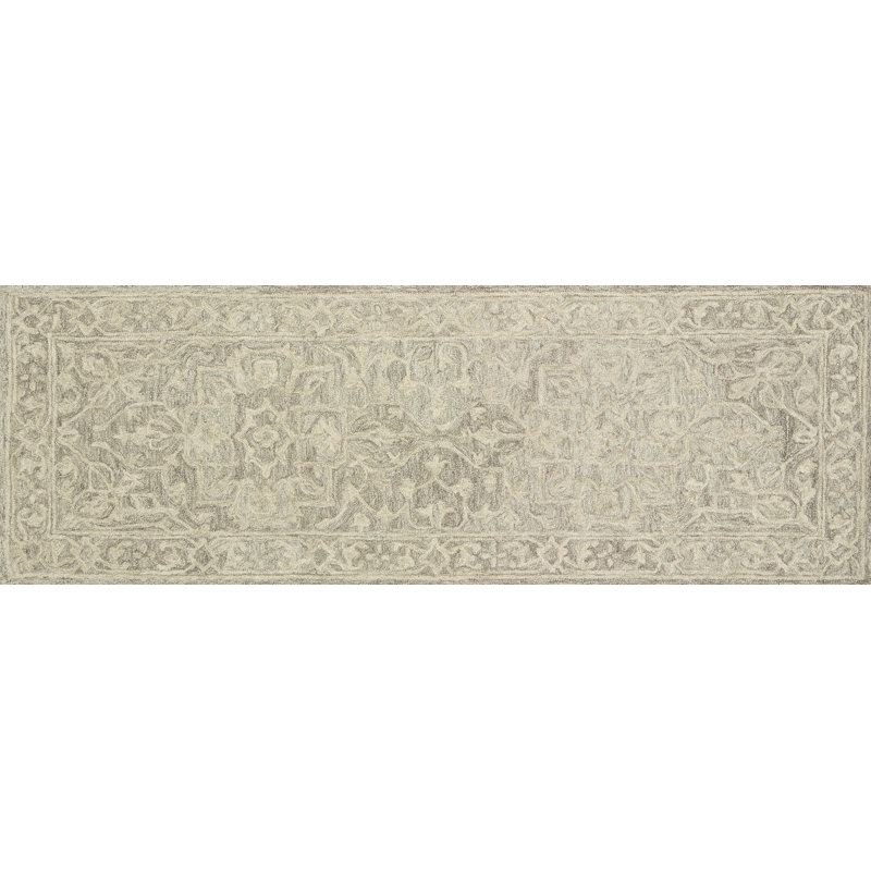 Darryl Wool Floral Indoor Rug, Runner 2'6" x 7'6"