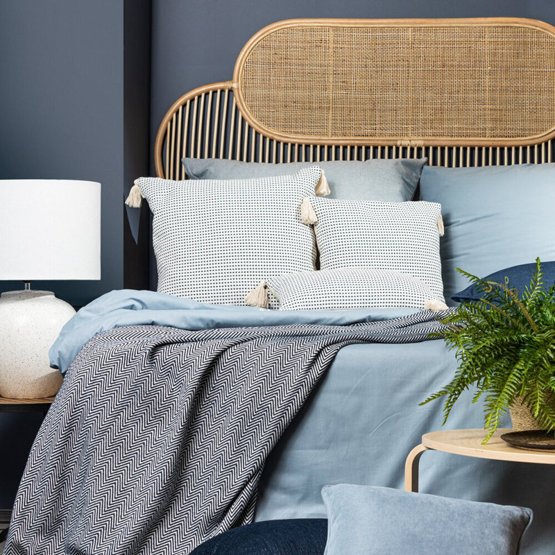 Solid Colour Duvet Cover Set with Pillowcases