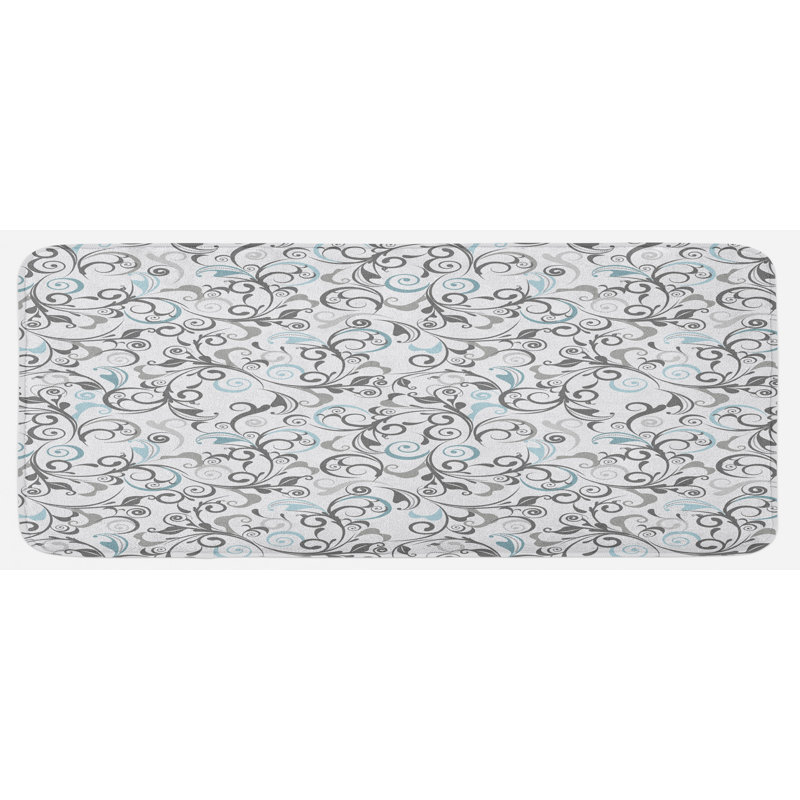 Tapis de cuisine Damask Antique Baroque Curls