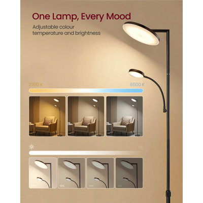 69.3cm LED Tray Table Floor Lamp