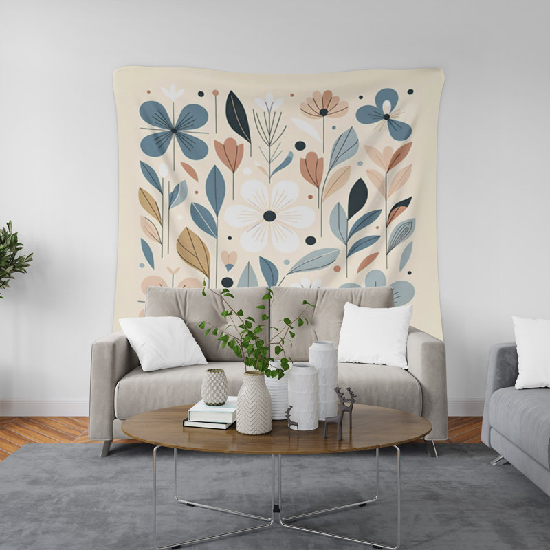 Tapisserie murale, H 80 po x l 68 po 