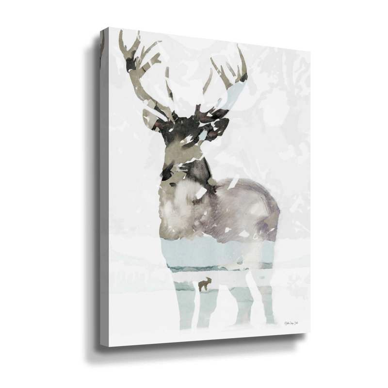 Elk Impression 1 Gallery, Toile tendue, H 32 po x l 24 po