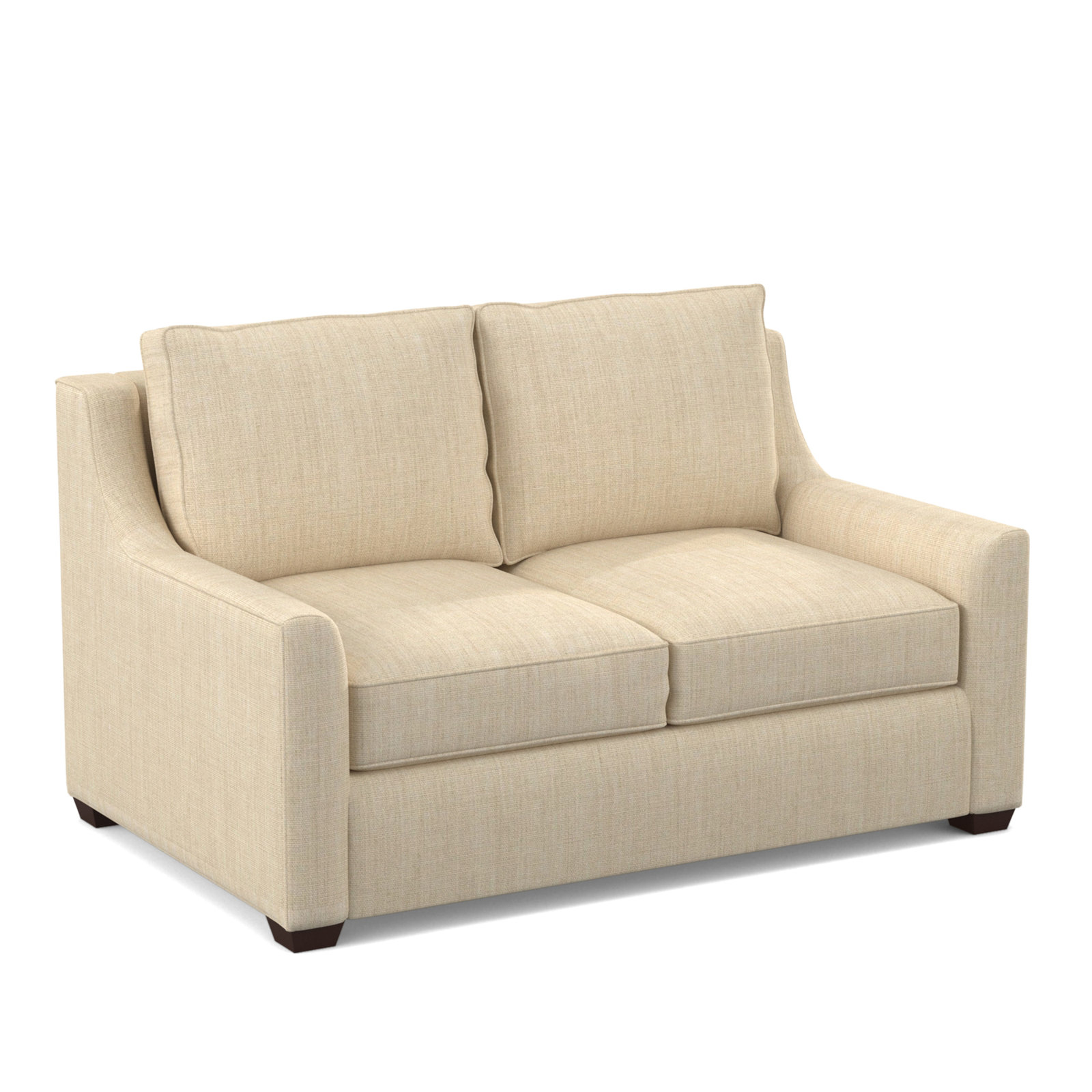 Gemi 56.5'' Upholstered Sofa, Canvas Flax Sunbrella® Canvas