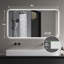 Miroir d'éclairage mural à DEL / miroir de salle de bain / miroir pleine grandeur / miroir de maquillage, éclairage tricolore + gradation + étanche IP44 + anti-buée + interrupteur tactile 24 po x 48 po