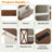 Kitchen Island With Drop Leaf, Barn Door, Power Outlet, And Spice Rack-1148251737