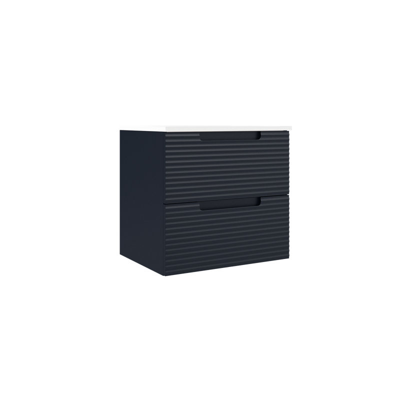 Base de meuble-lavabo simple 24 po Moncler, Marine