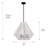 Simon 4 - Light Matte Black Shaded Pendant-830574194