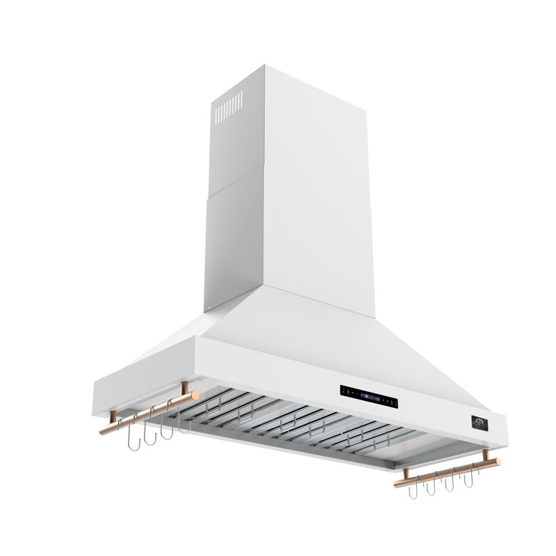 Hotte murale Venezia 48 - blanc, Blanc