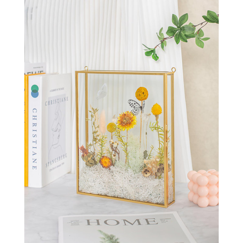 Shadow Box Frame 8X10, Deep Glass Shadow Box Display Case, 3D Shadow Boxes Picture Frame For DIY Wedding Dried Flowers, Memories, Tickets And Photos